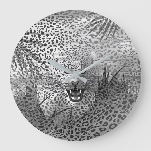 Leopard Territory 2 Grote Klok (Voorkant)