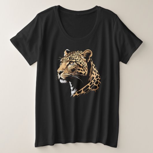 Leopard - Tête de panthère (Design devant)