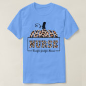 Leopard Thankful Grateful Blessed Pumpkin Hwerwee T-shirt (Design voorkant)
