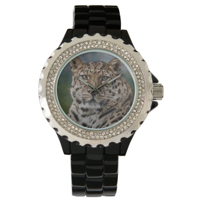 Leopard Thoughts Watch Horloge (Voorkant)