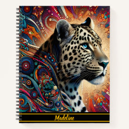 Leopard Thrill: Bold Branch en vogels Notitieboek