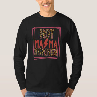 Leopard Thunder Hot Mama Cool Mam Life T-shirt Wom