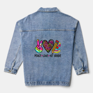Leopard Tie Dye Peace Love 1ère année Professeur S