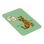 Leopard verliest vlekken - ik denk dat het stress  magneet (Rechterzijde)