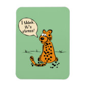 Leopard verliest vlekken - ik denk dat het stress  magneet (Verticaal)