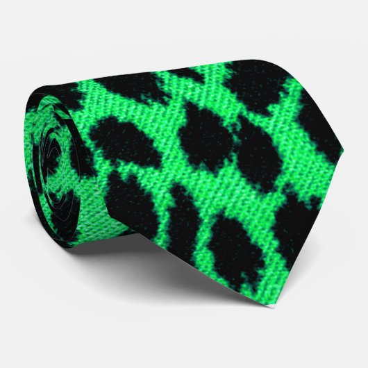 Léopard vert - cravates de Deathrock (Roulé)