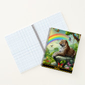 Leopard Vibe: artistieke Oerwoud rust Notitieboek (Binnen)