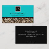 Leopard Visitekaartje (Voorkant / Achterkant)