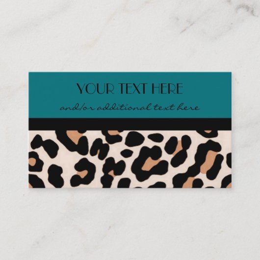 Leopard Visitekaartje (Voorkant)