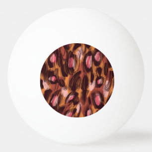 Leopard Vlekken Afrikaans Dierenpatroon Pingpongballen