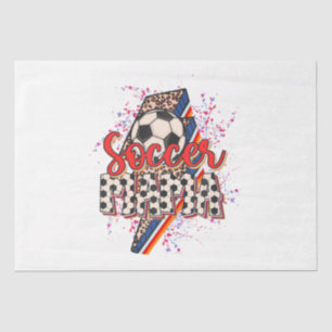 Leopard Voetbal Mama Bliksem Sport Moeder Tissuepapier
