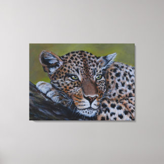 Leopard Wall Art Canvas Afdruk