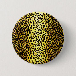 Leopard Wallpaper Ronde Button 5,7 Cm
