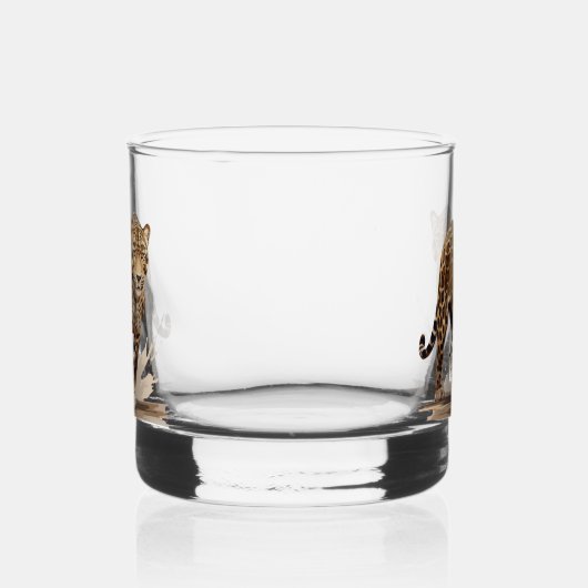 Leopard Whisky Glas (Links)