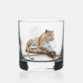 Leopard Whisky Glas (Achterkant)
