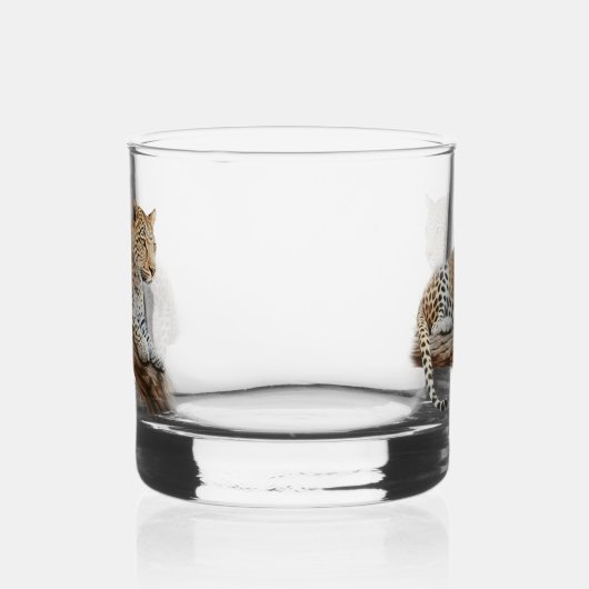 Leopard Whisky Glas (Rechts)