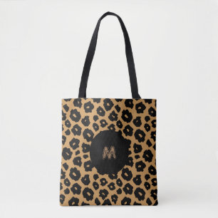 Leopard Wild ANIMAL PRINT + Monogram Draagtas