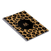 Leopard Wild ANIMAL PRINT + Monogram Notitieboek (Rechterzijde)