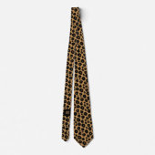 Leopard Wild ANIMAL PRINT + Monogram Stropdas (Achterkant)