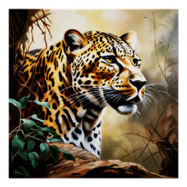 Leopard wildlife perfect poster