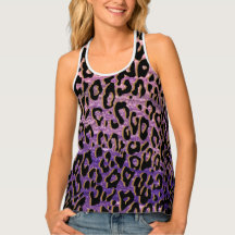 Leopard Women's All-Over Print Racerback Tanktop