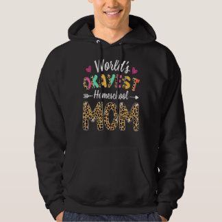 Leopard World's Okayest Homeschool Moeder Thee Hoodie