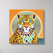 Leopard - Wrapped Canvas Art Print (Voorkant)