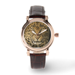 LEOPARD WRIST WATCH HORLOGE