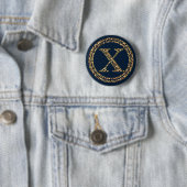 Leopard X Ronde Button 5,7 Cm (In situ)