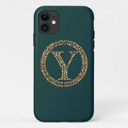 Leopard Y Case-Mate iPhone Case (Achterkant)