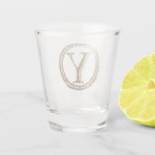 Leopard Y Shot Glas (Achterkant)