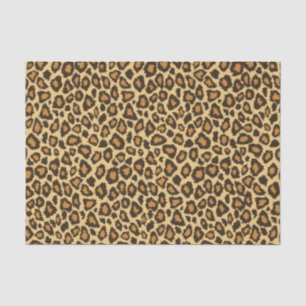 Leopard Yellow Animal Print Tissuepapier