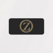 Leopard Z Labels (Design 1)