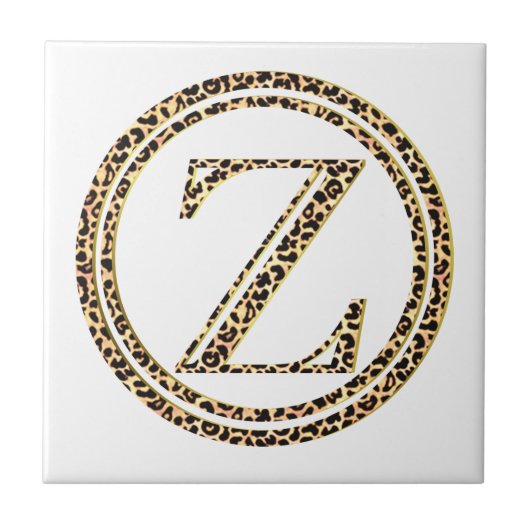 Leopard Z Tegeltje (Voorkant)