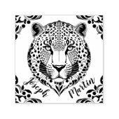 Leopard Zelfinktende Stempel (Design)