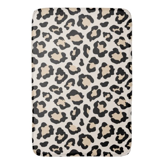 Leopardafdruk Badmat (Voorkant Verticaal)