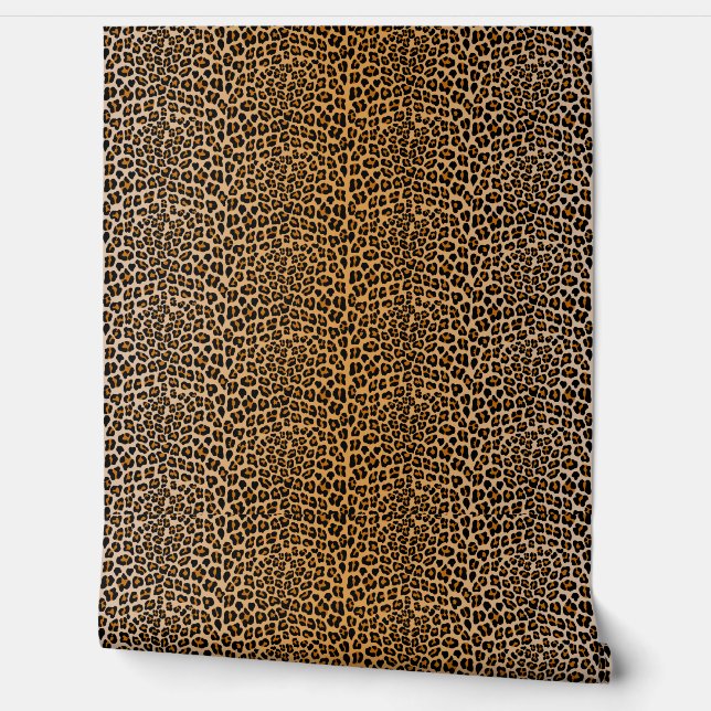 Leopardafdruk Behang (Afrollen)