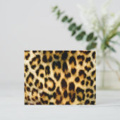 Leopardafdruk Briefkaart (Staand voorkant)