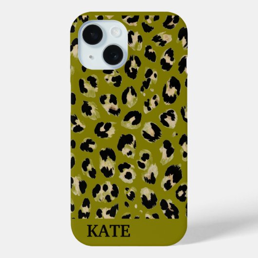Leopardafdruk Case-Mate iPhone Case (Achterkant)
