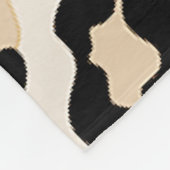 Leopardafdruk Fleece Deken (Hoek)