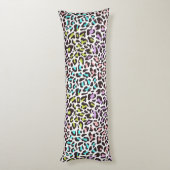 Leopardafdruk Lichaamskussen (Achterkant (Verticaal))