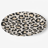 Leopardafdruk Papieren Bordje (Gekanteld)