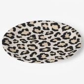 Leopardafdruk Papieren Bordje (Gekanteld)