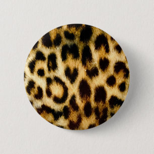 Leopardafdruk Ronde Button 5,7 Cm