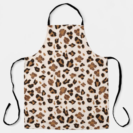 Leopardafdruk Schort (Voorkant)