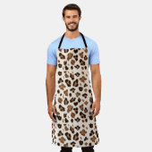 Leopardafdruk Schort (Gedragen)