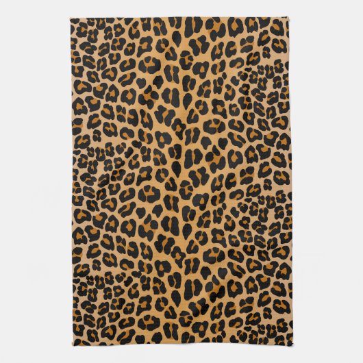 Leopardafdruk Theedoek (Verticaal)