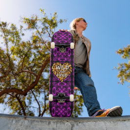 Leopardafdruk | wild en vrij hart | Liefde Skateboard