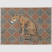  leopardleder slang zwarte ontkoppeling tissuepapier (Voorkant)