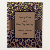 Leopardpatroon motivatie 2023 planner (Voorkant)